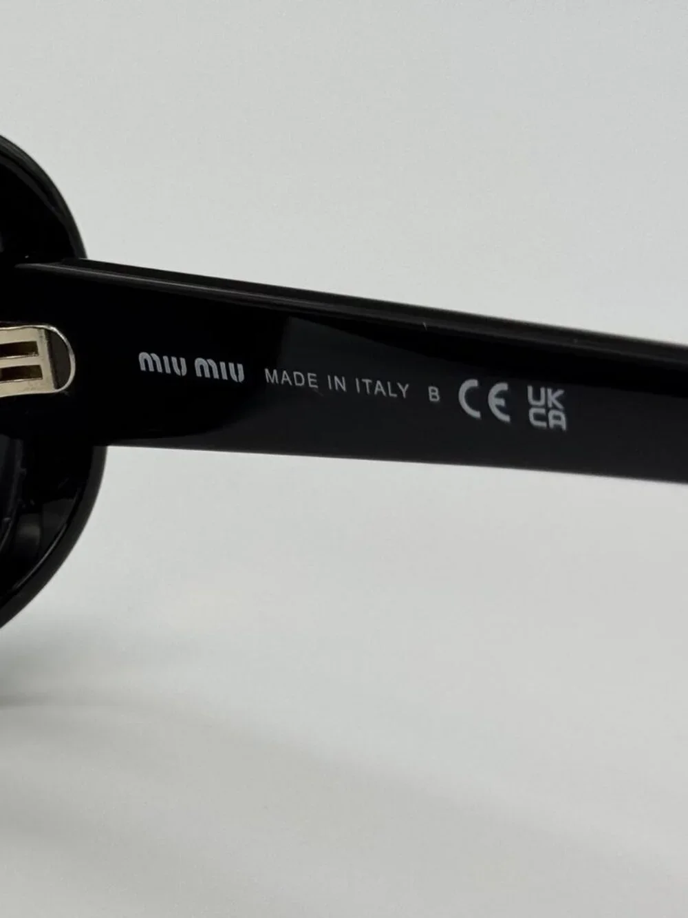 New Miu Miu SMU B13S 16K08Z Black Square Women Sunglasses MUB13S